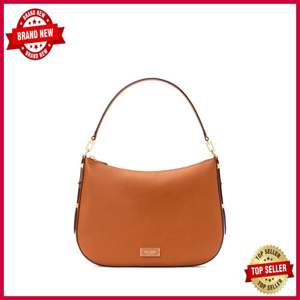 Large Pebbled Leather Hobo Bag with Adjustable Crossbody Strap